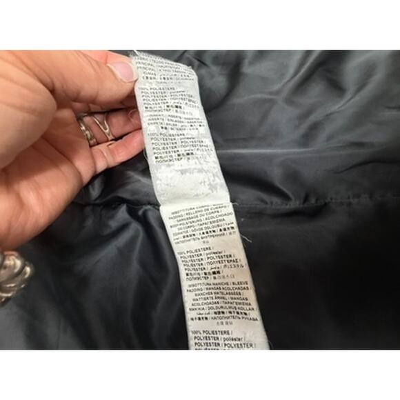 "LOVE MOSCHINO" Puffer Coat Zip Up Heart SZ S (2) Designer EAC Quilted Cropped - Picture 6 of 12